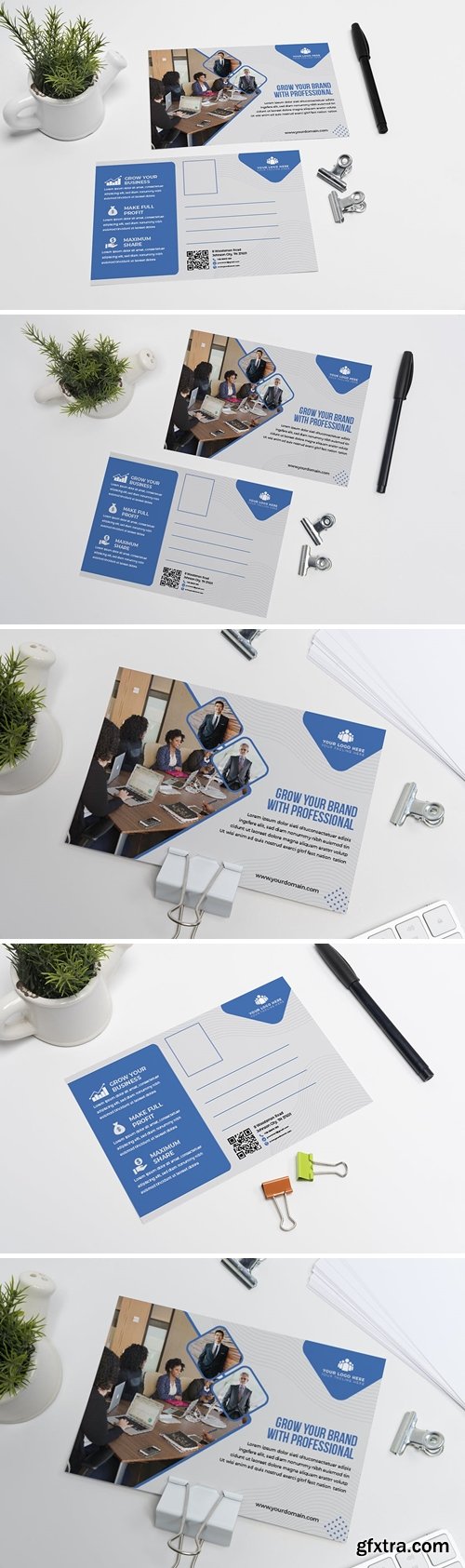 Corporate Branding Post Card Template