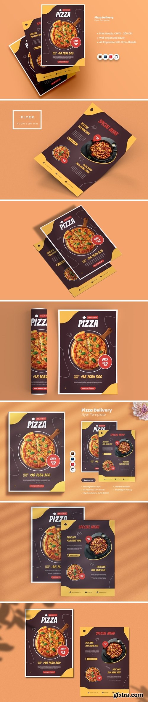 Pizza Delivery Order Flyer