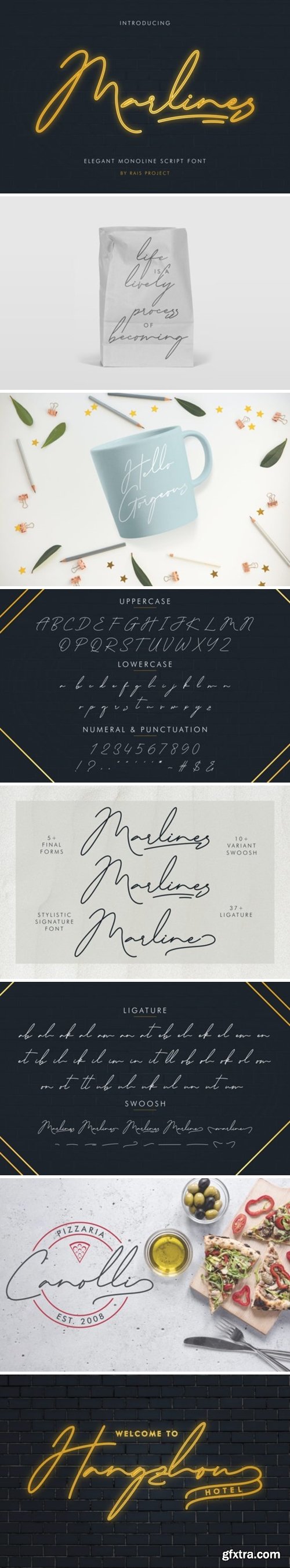 Marlines Font