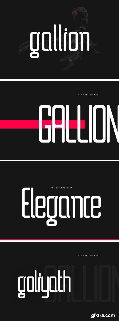 Gallion Font