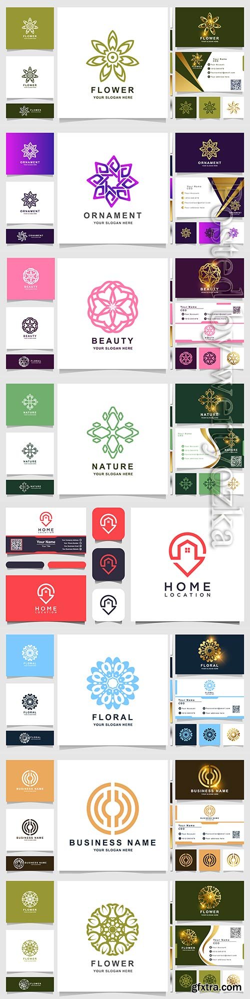 Vector logo and business card