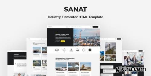 ThemeForest - Sanat v1.0 - Industry Elementor HTML Template - 30307041