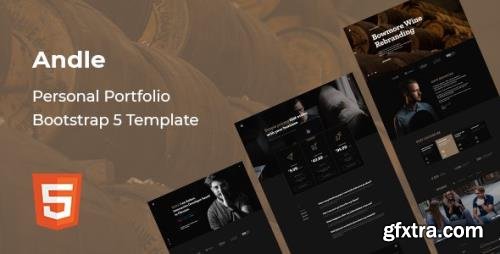 ThemeForest - Andle v1.0 - Personal Portfolio Bootstrap 5 Template - 30252848