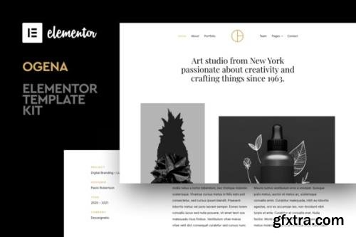 ThemeForest - Ogena v1.0.0 - Minimal Elementor Template Kit - 30553465