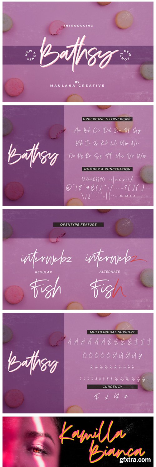 Bathsy Font