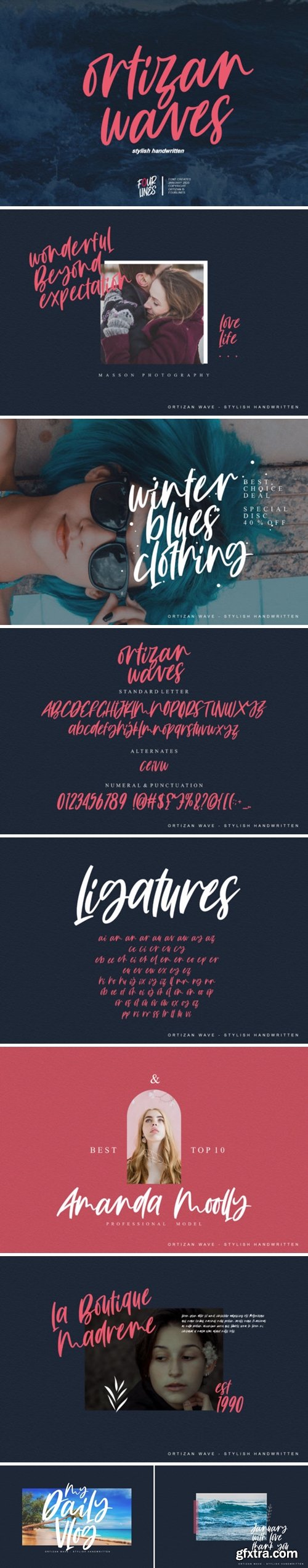 Ortizan Waves Font