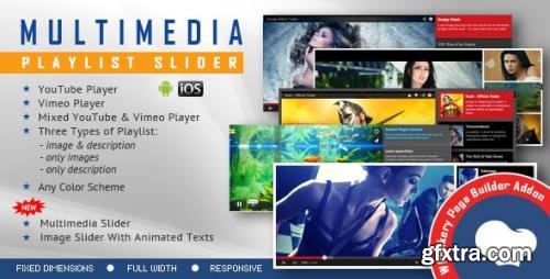 CodeCanyon - Visual Composer Addon - Multimedia Playlist Slider for WPBakery Page Builder v1.9.1 - 13542522