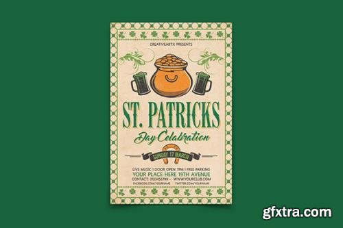 Vintage St. Patrick's Day Flyer RM8B5QS