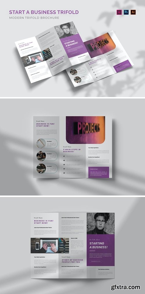 Start A Business - Trifold Brochure