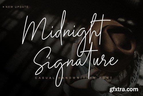 Midnight Signature Font