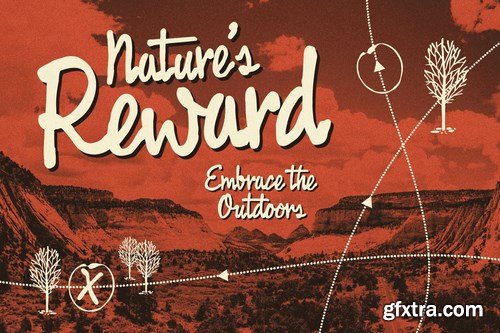 Fast Rewind Retro Brush Script Font