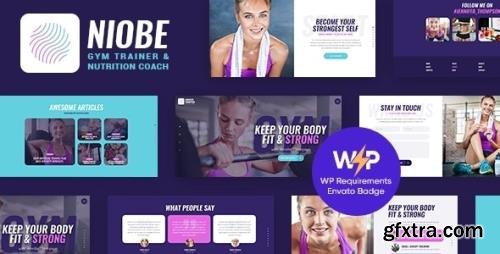 ThemeForest - Niobe v1.1.5 - A Gym Trainer & Nutrition Coach WordPress Theme - 21274374