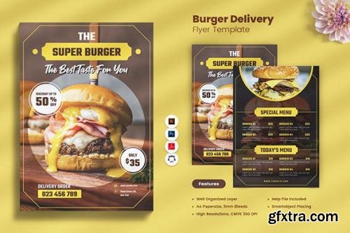 Burger Delivery Flyer