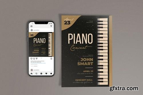 Piano Night Concert Template Set