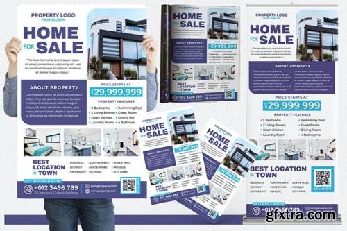 Modern Home For Sale #04 Print Templates Pack