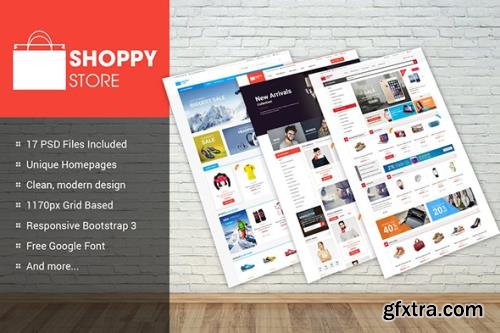 ShoppyStore - Multipurpose eCommerce PSD Theme