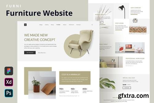 Furni - Furniture Website Homepage