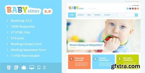 ThemeForest - Babysitter v2.0.1 - Responsive HTML Template - 4765302
