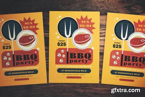 BBQ Event Flyer