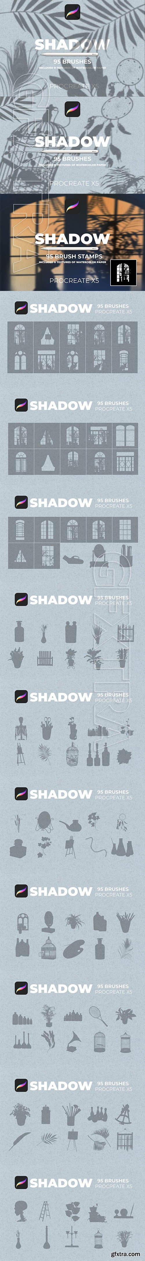 CreativeMarket - 95 Shadows for PROCREATE 5772700