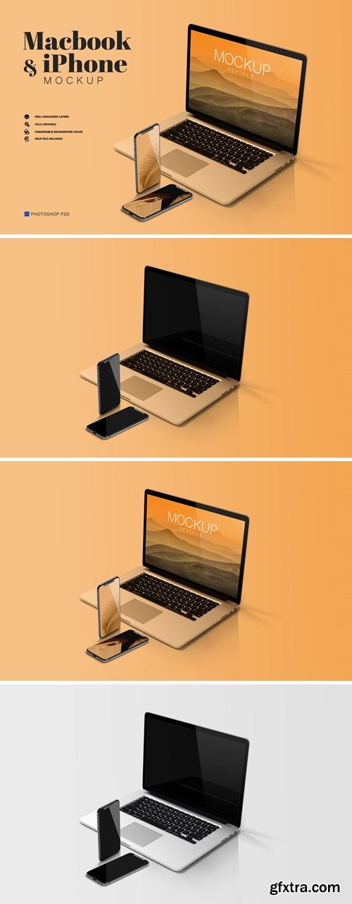 Macbook & iPhone Mockup