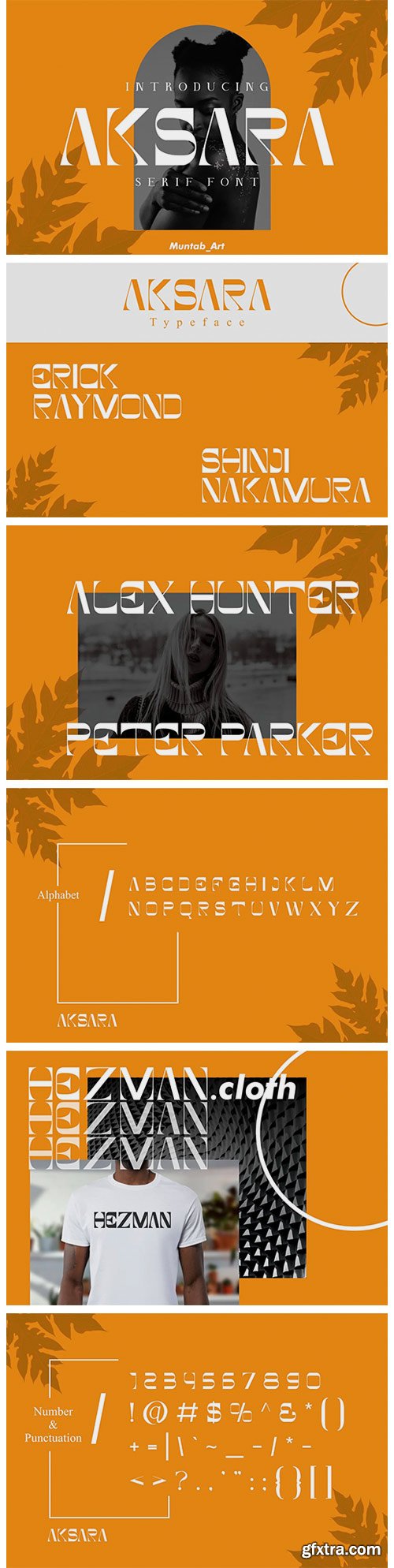 Akasara Modern Serif Font