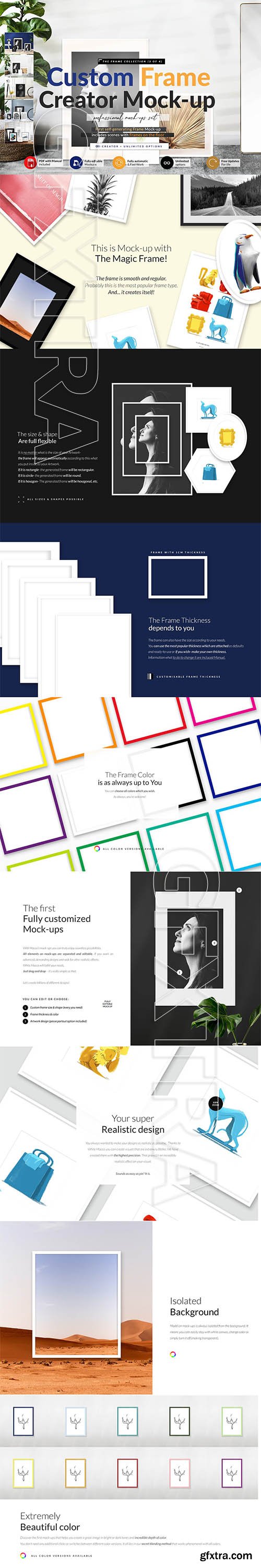 CreativeMarket - Automatic Frame on the Floor Creator 5827594