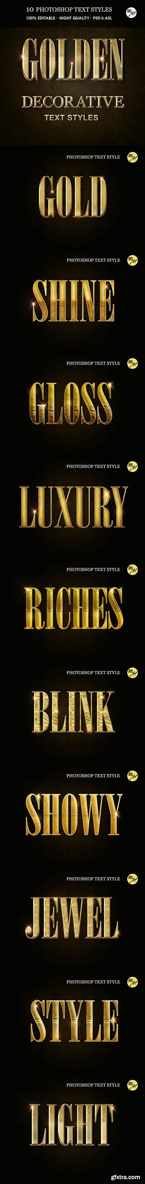 GraphicRiver - Golden Decorative Text Styles 30375826