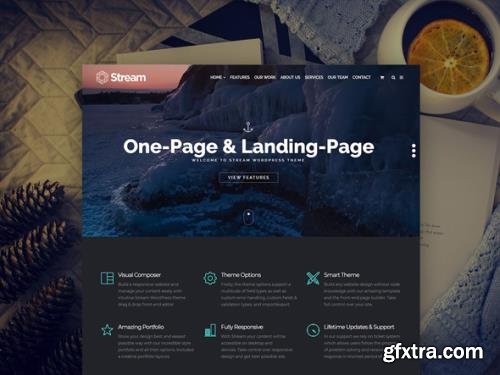 VisualModo - Stream v3.3.6 - One-Page WordPress Theme