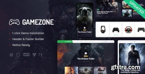 ThemeForest - Gamezone v1.1.1 - Video Gaming Blog & Esports Store WordPress Theme - 21617775