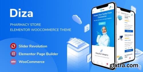 ThemeForest - Diza v1.1.3 - Pharmacy Store Elementor WooCommerce Theme - 27471239