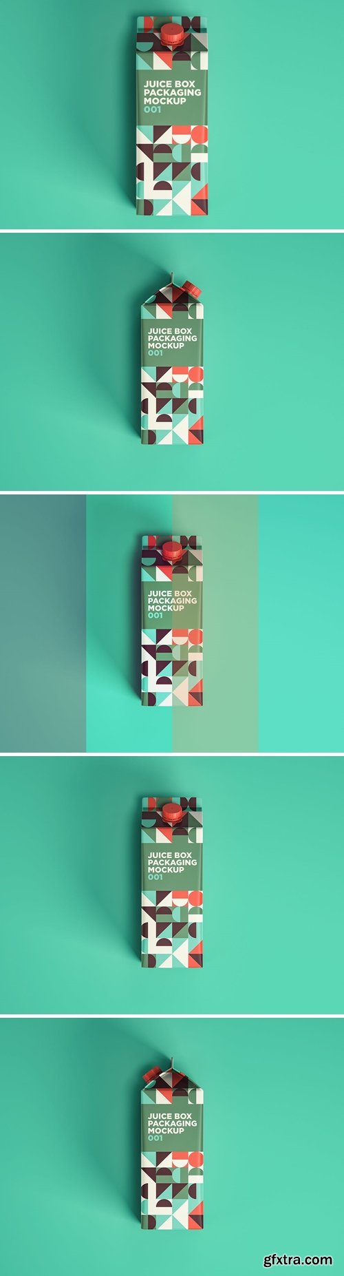 Juice Box Packaging Mockup 001