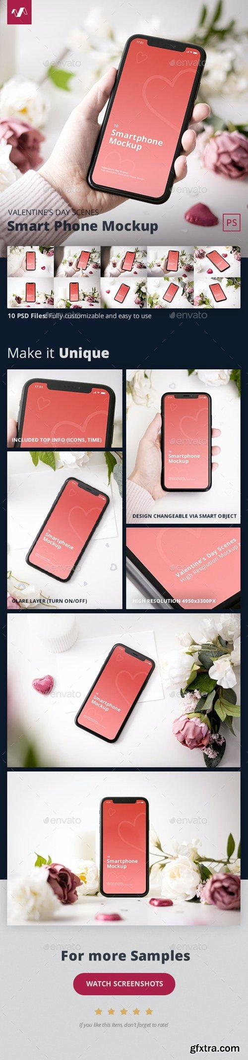 GraphicRiver - Valentines Day Phone Mockup 30402076