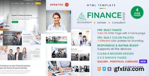 ThemeForest - Finance Corp v1.1.1 - A Financial Services & Business Consulting Template - 20618558