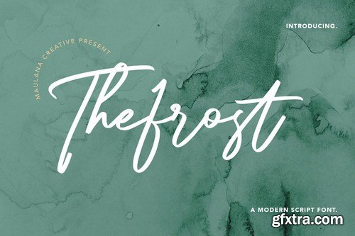 Thefrost Modern Script Font