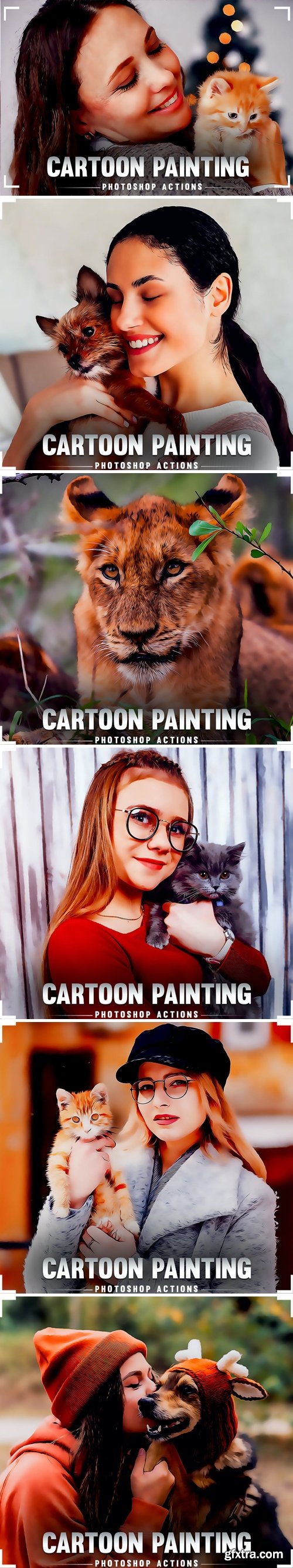 Cartoon Painting Photoshop Action