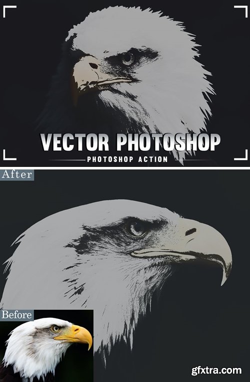 Vector Art Photoshop Action