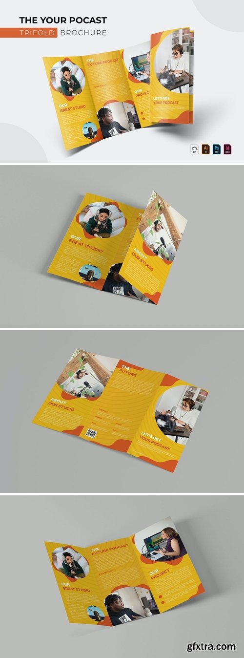 Your Podcast | Trifold Brochure