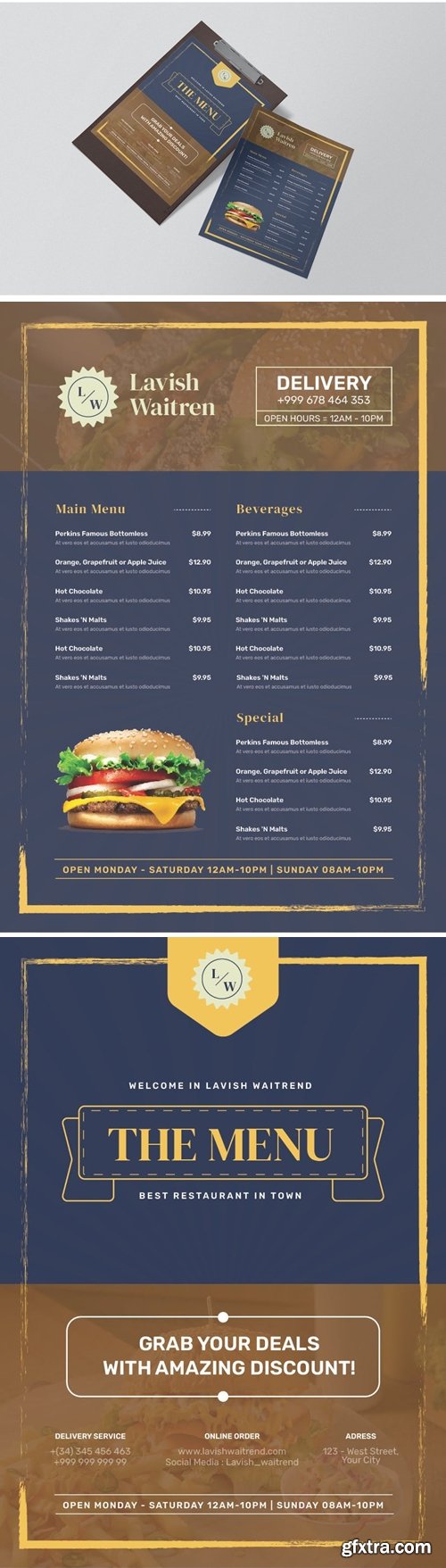 Lavist Waitrend Restaurant Menu