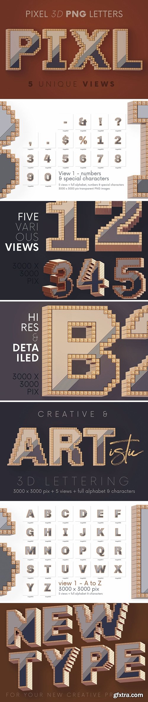 Pixel - 3D Lettering