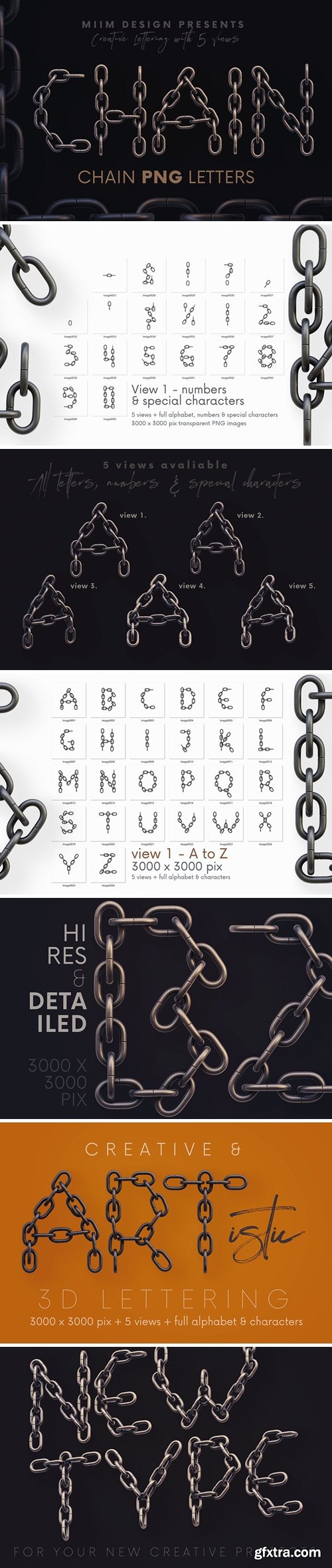 Chain - 3D Lettering