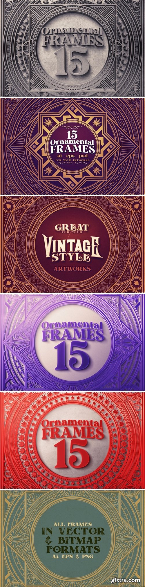 15 Square & Ornamental Frames