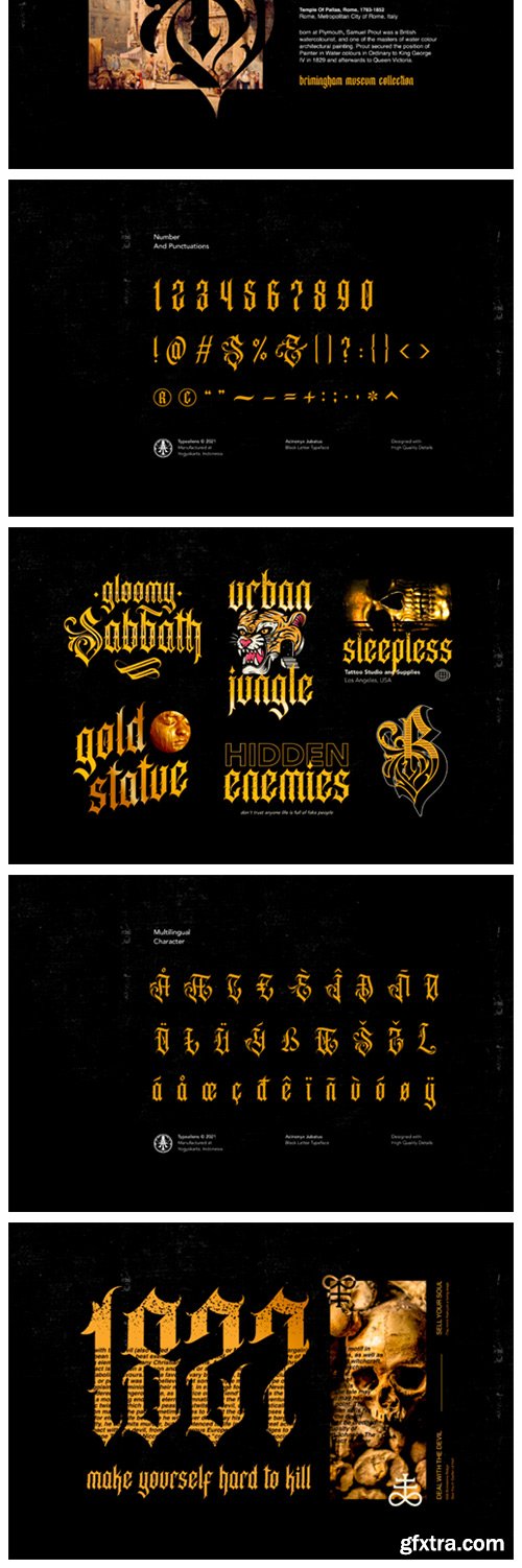 Acinonyx Jubatus Font