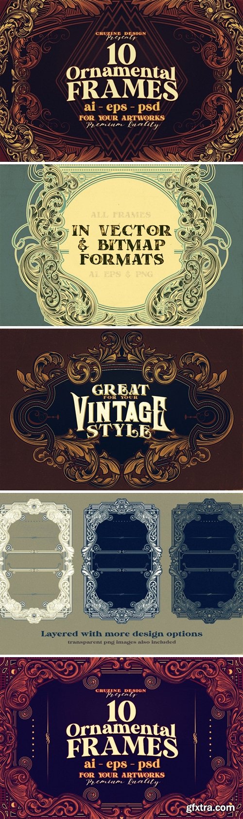 10 Frames Vol.8 - Victorian Ornament