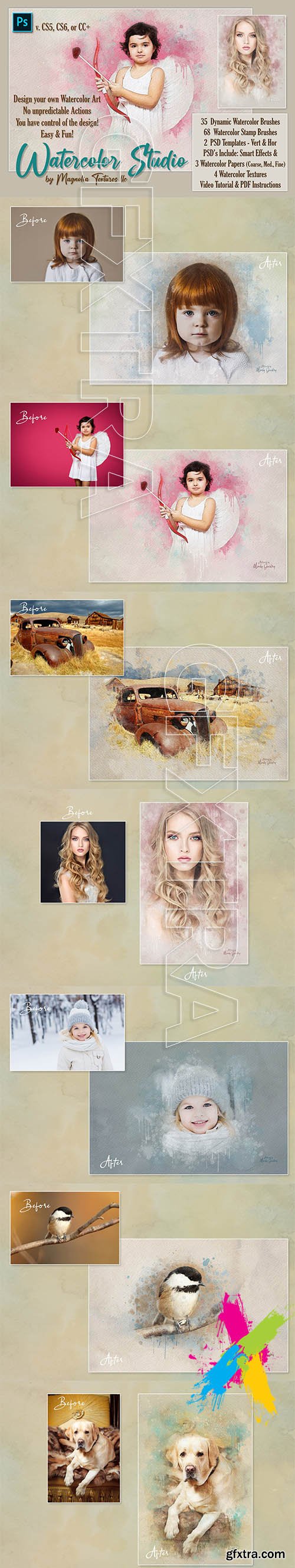 CreativeMarket - Watercolor Studio 5890487