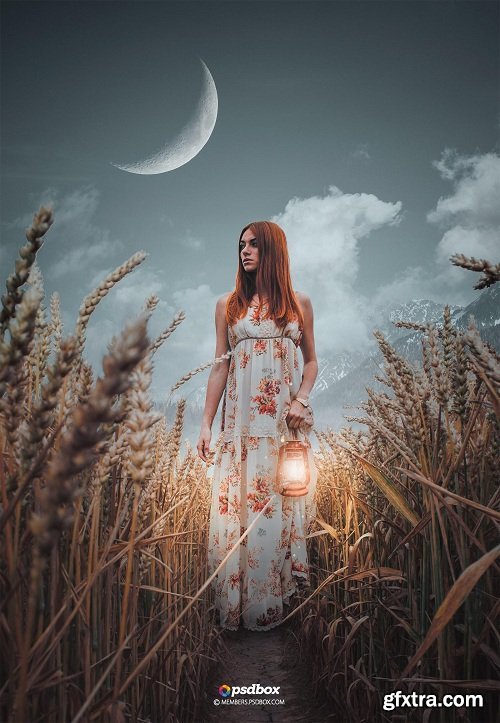 Hija de la Luna - Advanced Composite in Photoshop