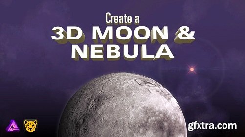 Create a 3D Moon & Nebula