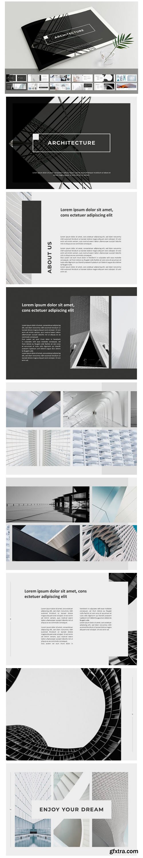 Unique Architecture Brochure Template 8825481