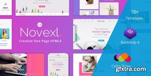 ThemeForest - Novexl v1.0 - Creative One Page HTML - 23164670