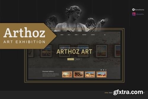 ThemeForest - Arthoz v1.0.2 - Art Exhibition Elementor Template kit - 30464938